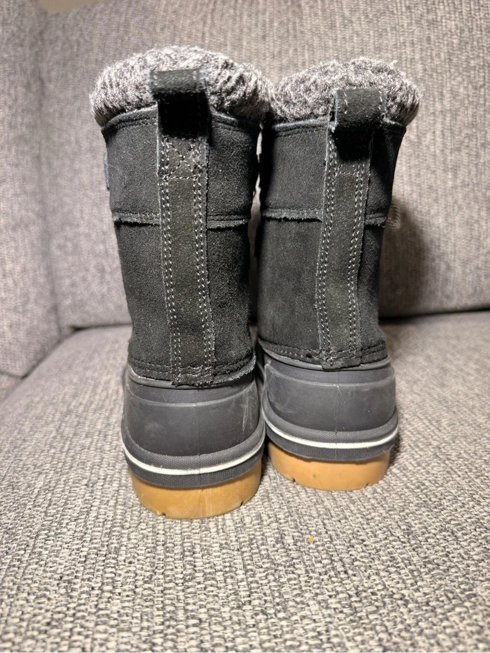 Cat & Jack Kids'  Snow Winter Boots black size 2- NEW